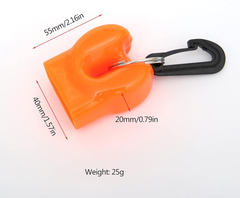 YS0911 Diving Skum-Ball Regulator Mouthpiece Cover with Clip 2nd Stage Regulator Octopus Mouthpiece Holder with Clip Regulator Mouthpiece Cover - Image 4